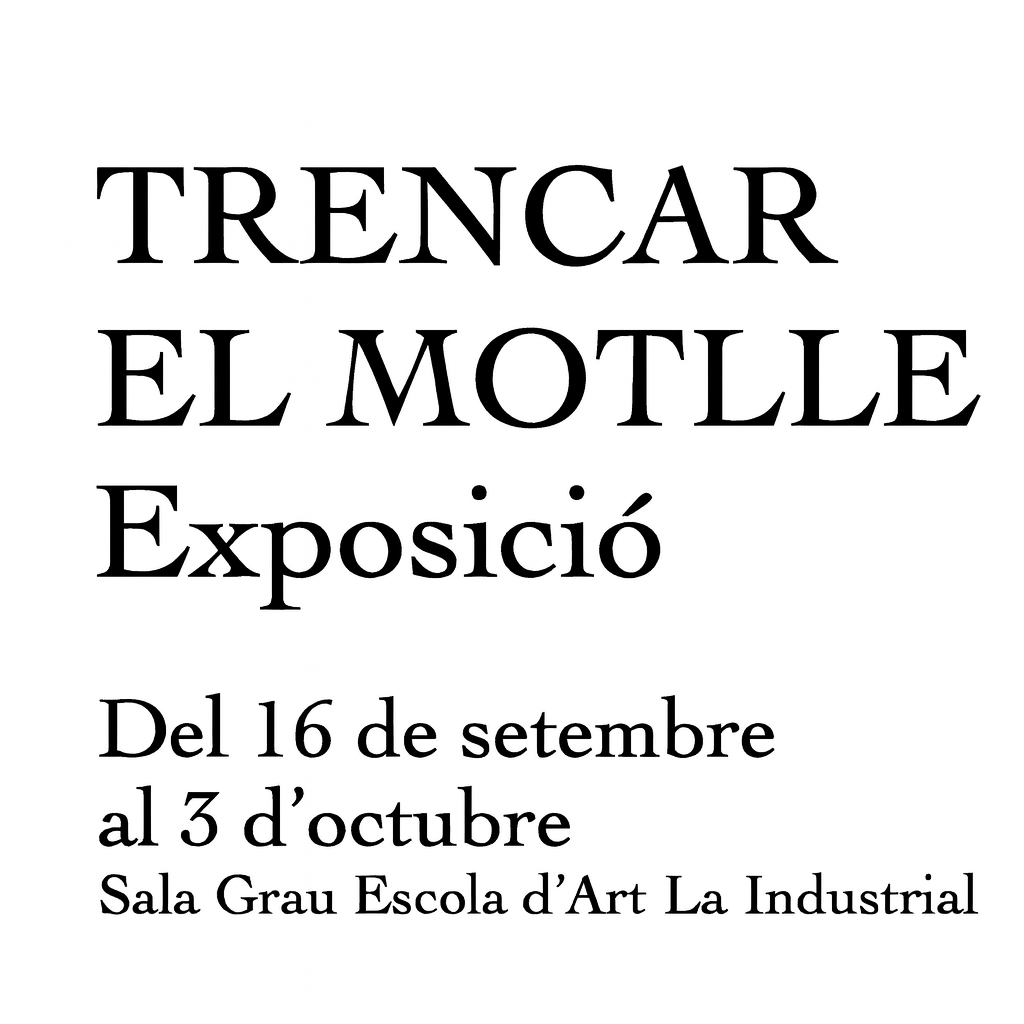 ROMPER EL MOLDE, ESCUELA DE ARTE LA INDUSTRIAL
